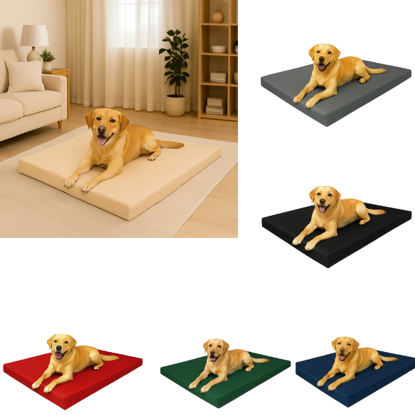 Heavy Duty Waterproof Dog Bed, Durable Crate Mattress for Puppies and Dogs