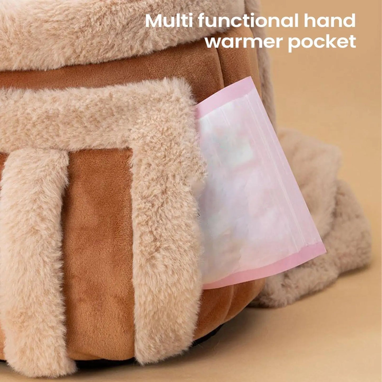 Elk-Shaped Pet Carrier Backpack, Plush Warm Design, Cats and Small Dogs, Travel Ready