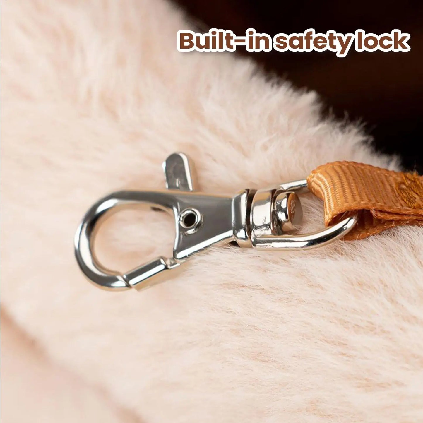 Elk-Shaped Pet Carrier Backpack, Plush Warm Design, Cats and Small Dogs, Travel Ready