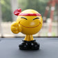 Bobblehead Expression Doll Car Ornament, Cute Cartoon Dashboard Decoration