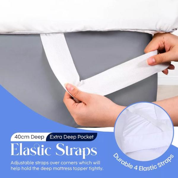 Microfiber Mattress Topper, Plush Comfort Layer for Better Sleep