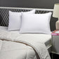 Hotel-Quality Pillows, Pack of 2, Standard UK Size, Cooling Microfiber