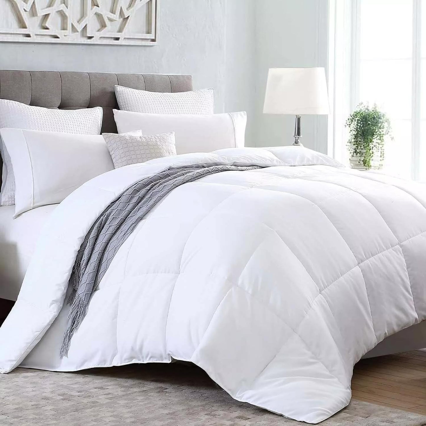 Hotel-Quality Duvet, Extra Soft, All-Season Bounce-Back Comfort