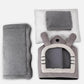Cute House-Shaped Pet Bed, Cosy Semi-Enclosed, Washable, Cats and Small Dogs