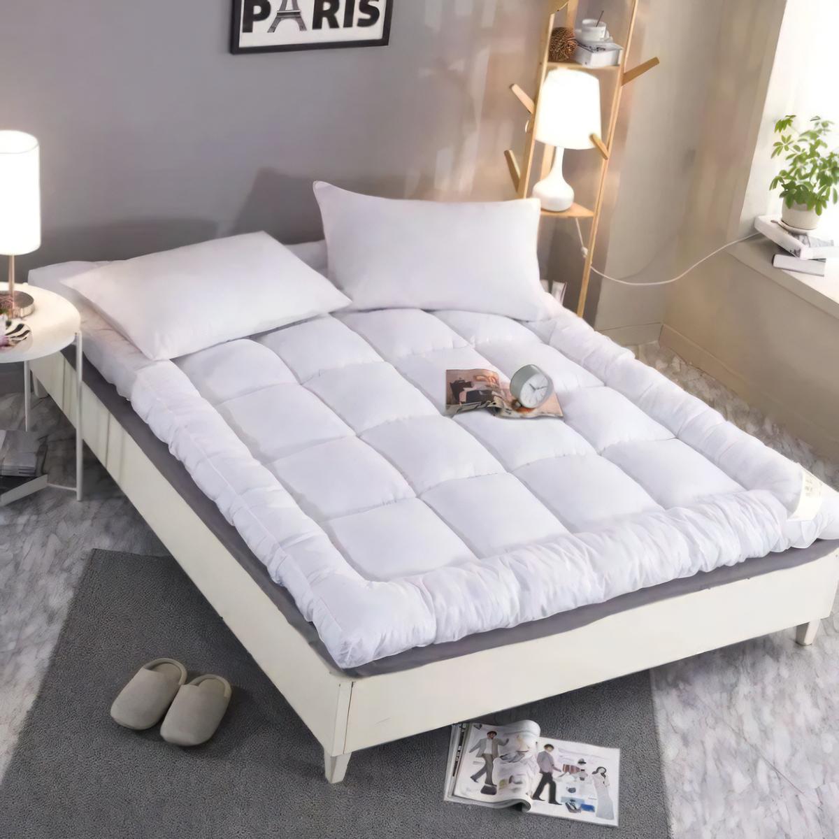Microfiber Mattress Topper, Plush Comfort Layer for Better Sleep