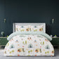 Reversible Microfiber Duvet Cover Set with Pillowcases, Super Soft, Easy Care