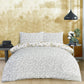 Reversible Microfiber Duvet Cover Set with Pillowcases, Super Soft, Easy Care