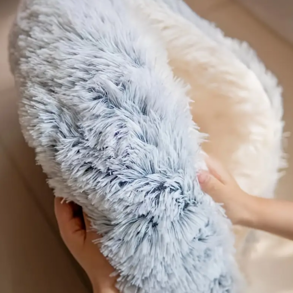 Hooded Nest Bed, Plush Fleece Warmth for Cats and Small Dogs