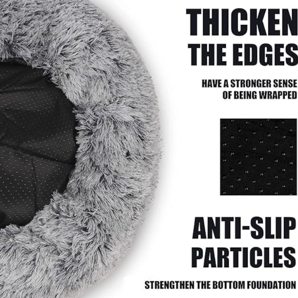Hooded Nest Bed, Plush Fleece Warmth for Cats and Small Dogs