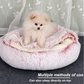 Hooded Nest Bed, Plush Fleece Warmth for Cats and Small Dogs
