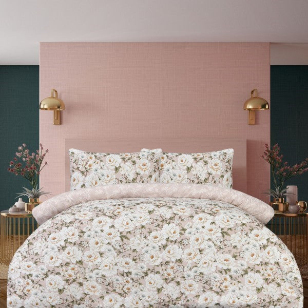 Reversible Microfiber Duvet Cover Set with Pillowcases, Super Soft, Easy Care