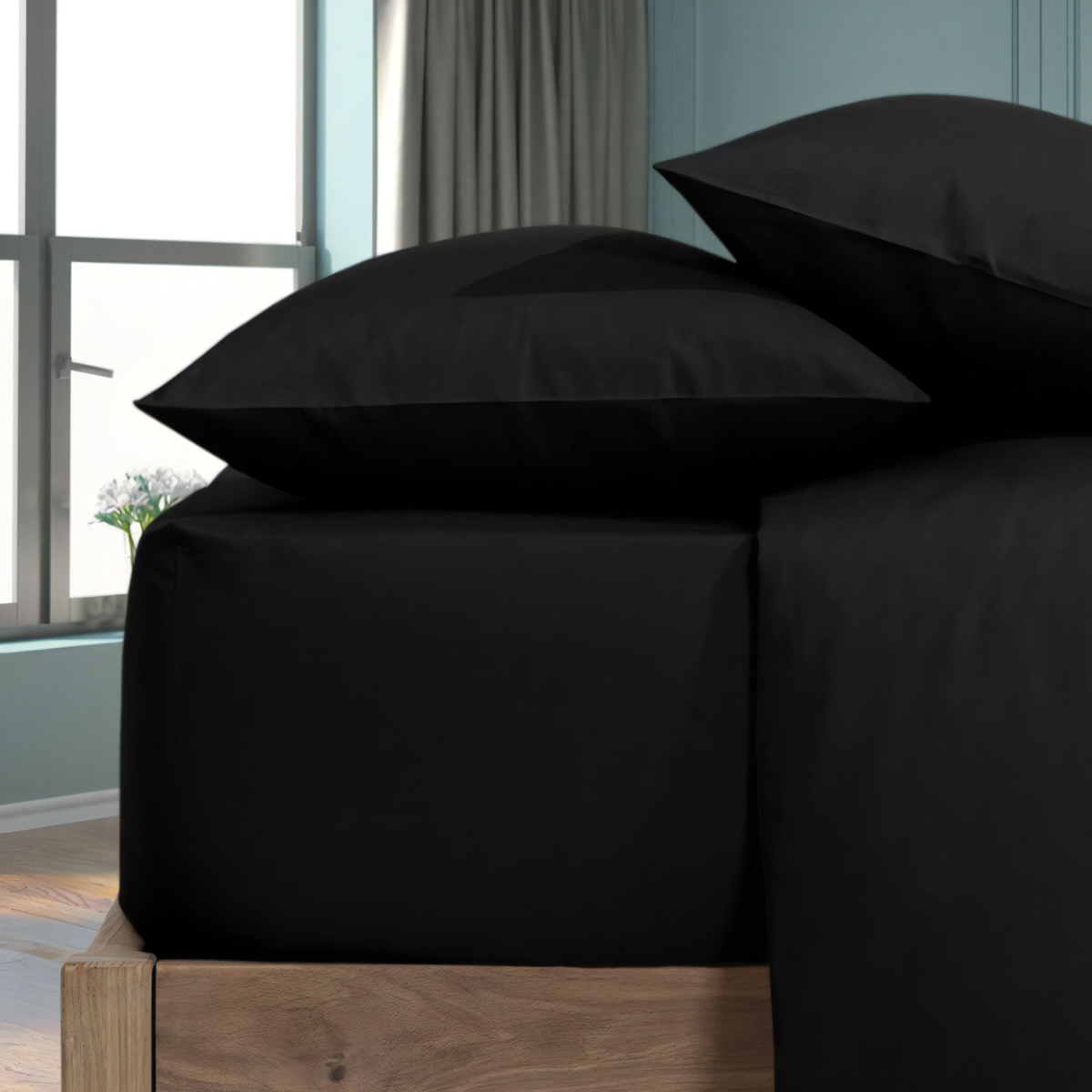 Deep-Fit Bed Sheets, 30cm Extra Deep, T200 Cotton Blend