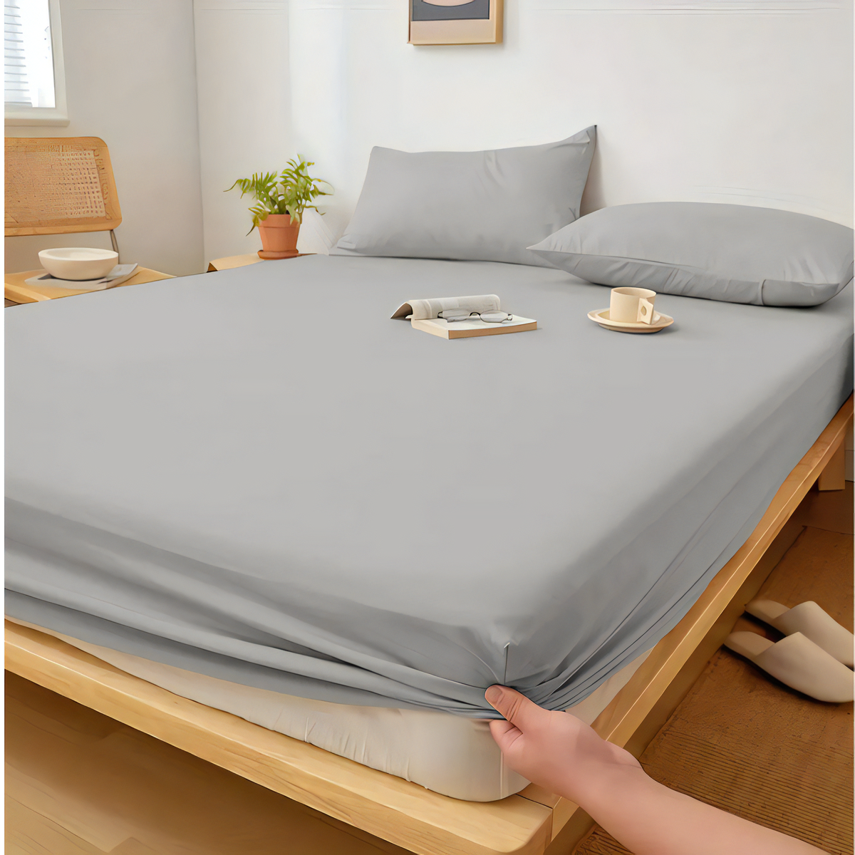 Deep-Fit Bed Sheets, 30cm Extra Deep, T200 Cotton Blend