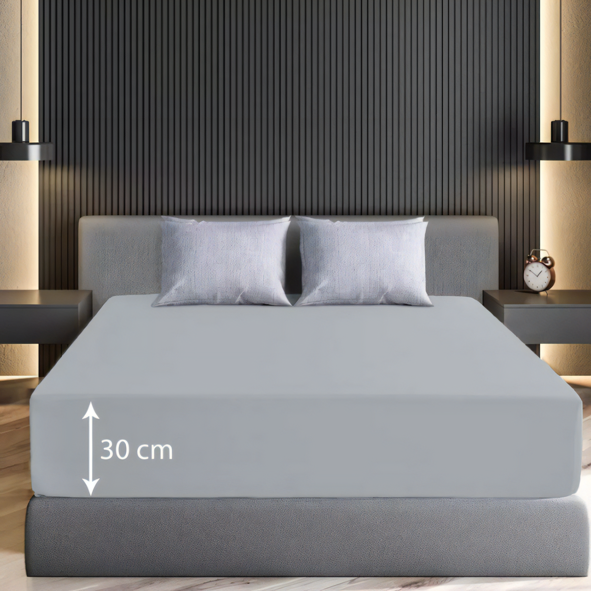 Deep-Fit Bed Sheets, 30cm Extra Deep, T200 Cotton Blend