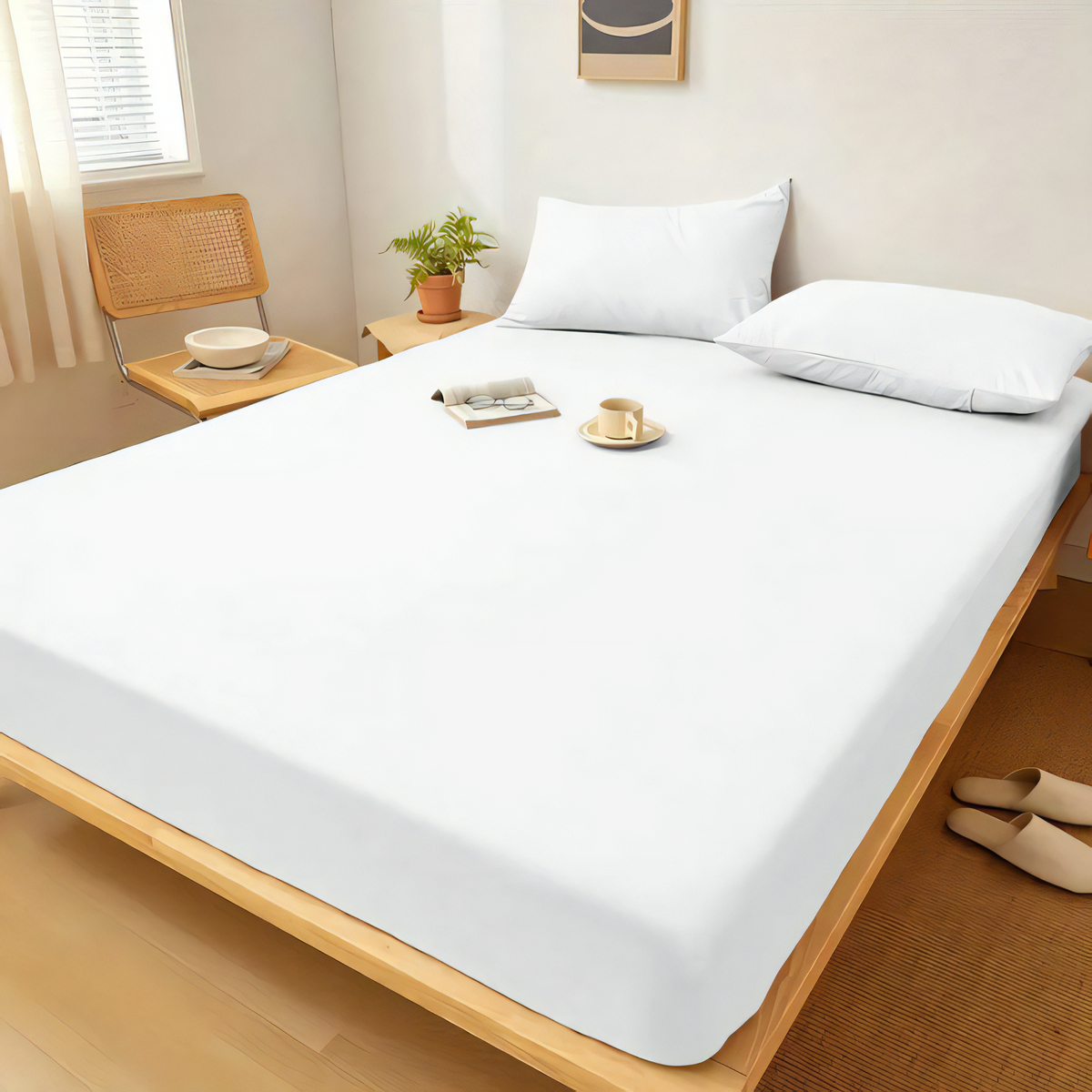 Deep-Fit Bed Sheets, 30cm Extra Deep, T200 Cotton Blend