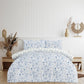 Reversible Microfiber Duvet Cover Set with Pillowcases, Super Soft, Easy Care