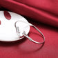 925 Sterling Silver Dolphin Bangle, Adjustable, Cute Gift for Women and Girls