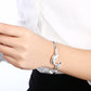 925 Sterling Silver Dolphin Bangle, Adjustable, Cute Gift for Women and Girls