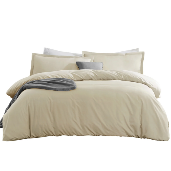 Premium Microfiber Duvet Cover Set, Silky Soft, Fade-Resistant