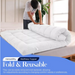 Premium Microfiber Mattress Topper, Extra Fluffy, Hotel Comfort at Home
