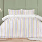 Reversible Microfiber Duvet Cover Set with Pillowcases, Super Soft, Easy Care