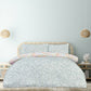 Reversible Microfiber Duvet Cover Set with Pillowcases, Super Soft, Easy Care