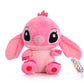 Blue and Pink Stitch Plush Stuffed Toy, Anime Character Doll, Gift for Kids