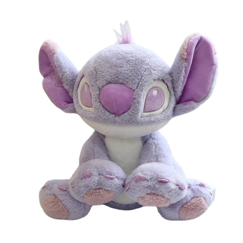 Blue and Pink Stitch Plush Stuffed Toy, Anime Character Doll, Gift for Kids