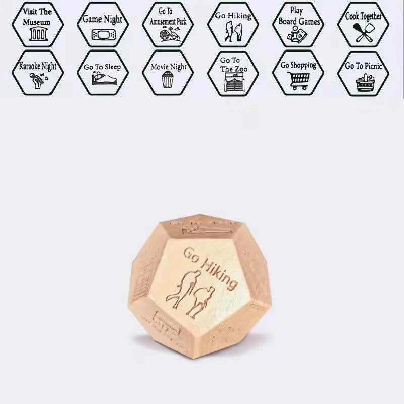 Couples Decision Dice, Food and Date Night Game, Funny Gift for Him and Her