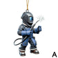 Welder Figure Acrylic Car Pendant, Hanging Charm, Keychain and Home Decoration