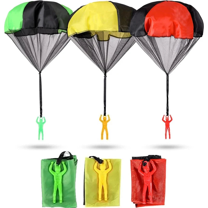 Kids Flying Parachute Toy, Tangle-Free, Outdoor Play, Great Gift for Boys and Girls