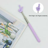 Retractable Finger Pointer Stick, Stainless Steel, Telescopic, Teachers and Presenters