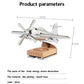 Solar-Powered Airplane Car Air Freshener, Dashboard Ornament and Perfume Diffuser