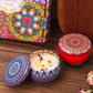 Arabian-Pattern Scented Candle Gift Set, 4 Jars, Smokeless, Romantic Fragrance