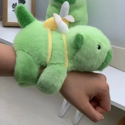 Kawaii Animal Plush Wristband, Panda, Capybara and Fox Designs, Soft Gift Toy