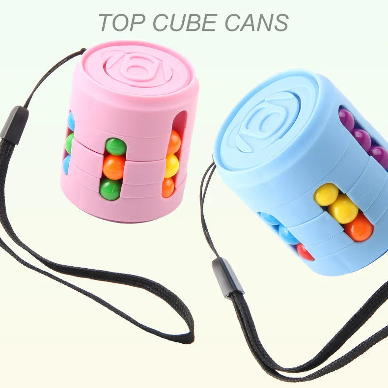 Multi-Function Fidget Spinner, Colourful Bean Design, Stress Relief for Kids and Adults