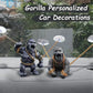 Gorilla Car Dashboard Ornament, Roaring Design, Car and Home Decoration