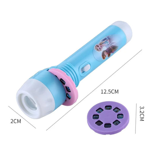 24 Patterns PAW Patrol Cartoon Creativity Projection Flashlight Children Torch Lamp Flashlight Projector Anime Decor Glow Sticks