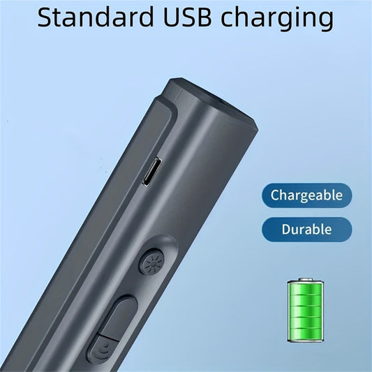 Ultrasonic Dog Bark Deterrent, Rechargeable, Built-In LED, Safe and Humane
