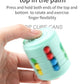 Multi-Function Fidget Spinner, Colourful Bean Design, Stress Relief for Kids and Adults
