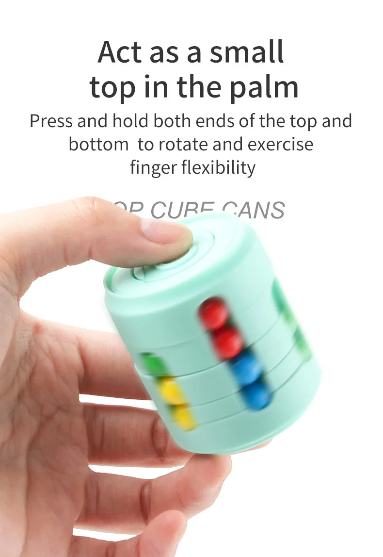 Multi-Function Fidget Spinner, Colourful Bean Design, Stress Relief for Kids and Adults