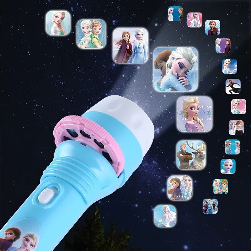 Kids Projection Torch, 24 Patterns, Story Night Light for Children
