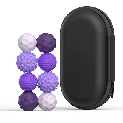 Magnetic Sensory Stress Balls, Silicone Fidget Toy for Anxiety and Autism Relief