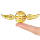 Angel Wings Metal Fidget Spinner, Gold Finish, Anti-Stress Hand Spinner Gift