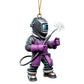 Welder Figure Acrylic Car Pendant, Hanging Charm, Keychain and Home Decoration