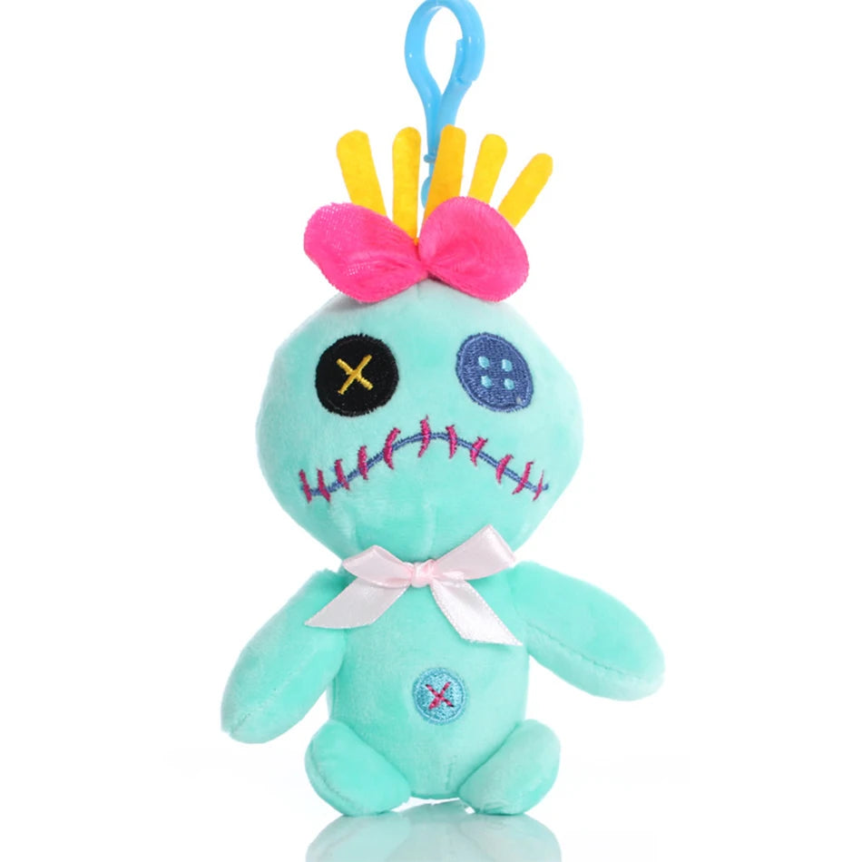Blue and Pink Stitch Plush Stuffed Toy, Anime Character Doll, Gift for Kids