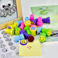 Kids Self-Inking Stamp Set, 6 Assorted Designs, Scrapbooking and Creative Play