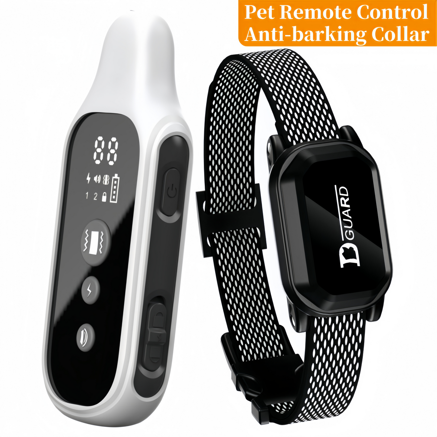 Digital Dog Training E-Collar, 800m Range, LCD Remote, Waterproof, All Breeds