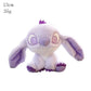 Blue and Pink Stitch Plush Stuffed Toy, Anime Character Doll, Gift for Kids