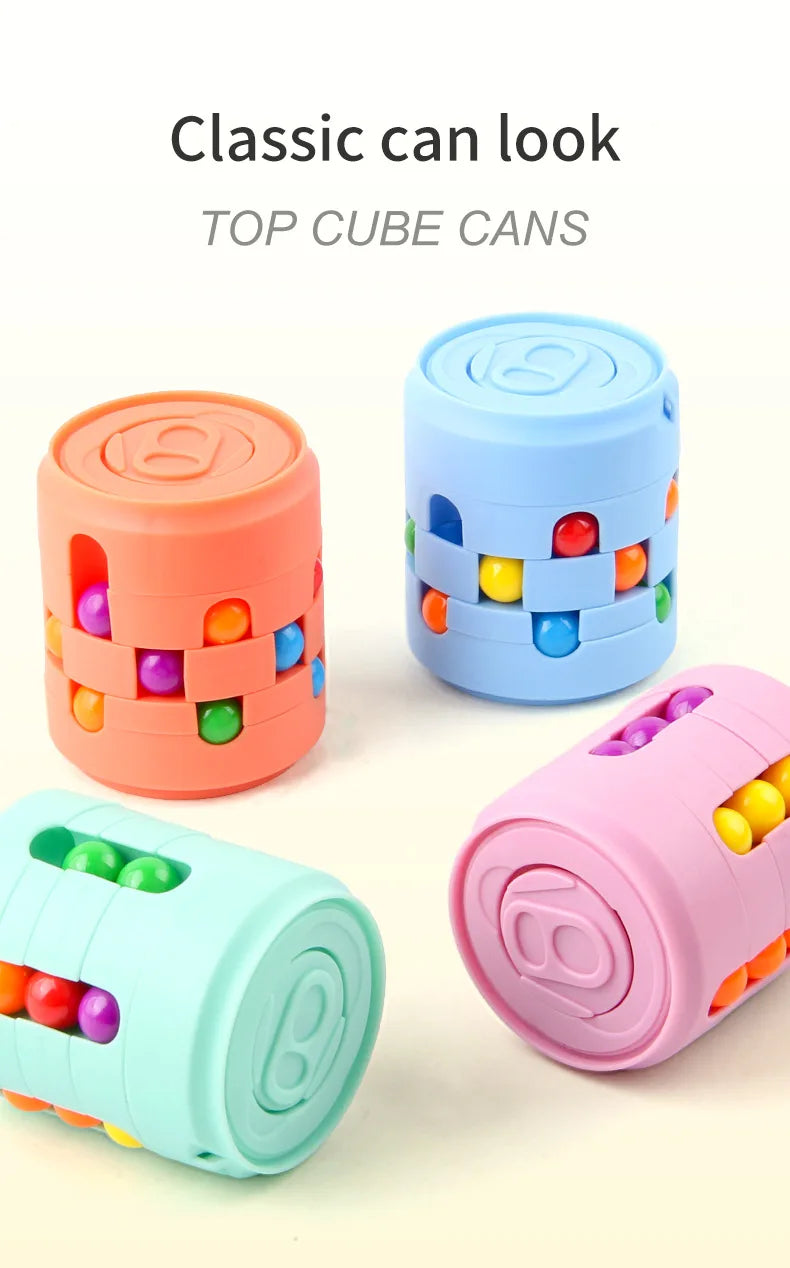 Multi-Function Fidget Spinner, Colourful Bean Design, Stress Relief for Kids and Adults